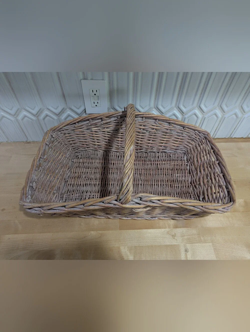 Vintage Gathering Basket Garden trug With Handle
